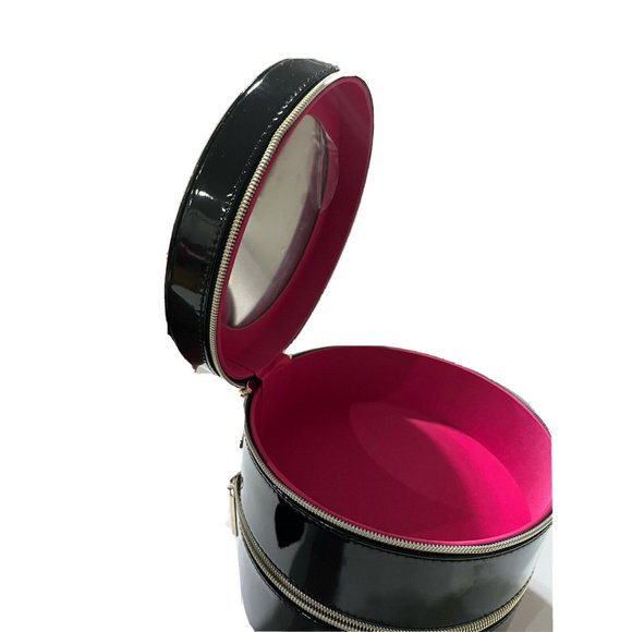 Lancome Leather Makeup Organizer 3 tier With Zipper and Makeup Case and Eyecream - Picture 5 of 9